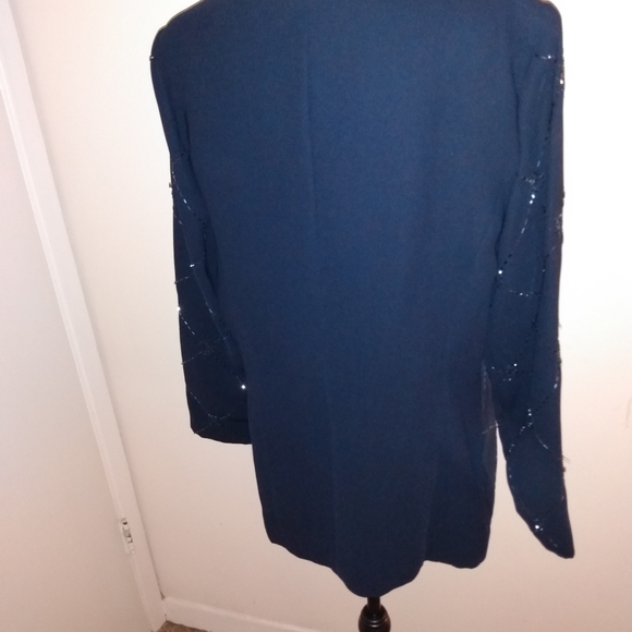 NWT Maxie Klein Designer Bejeweled Blazer - Picture 2 of 8